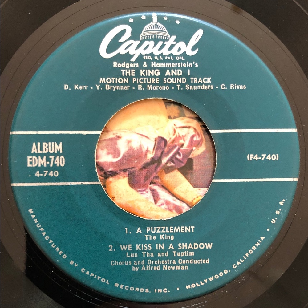 The King and I Soundtrack Vinyl Vinyl 45 4x Record Set '56 - Picture 8 of 16